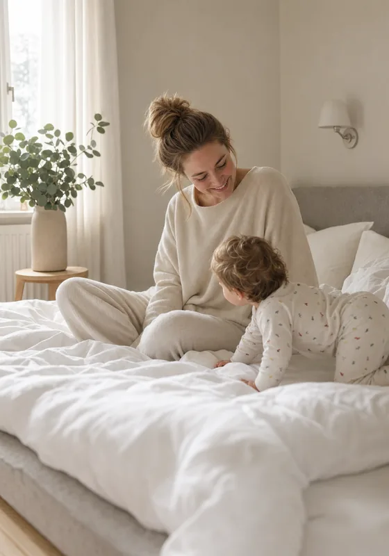 En FamBed-familjesäng hemma hos en kund